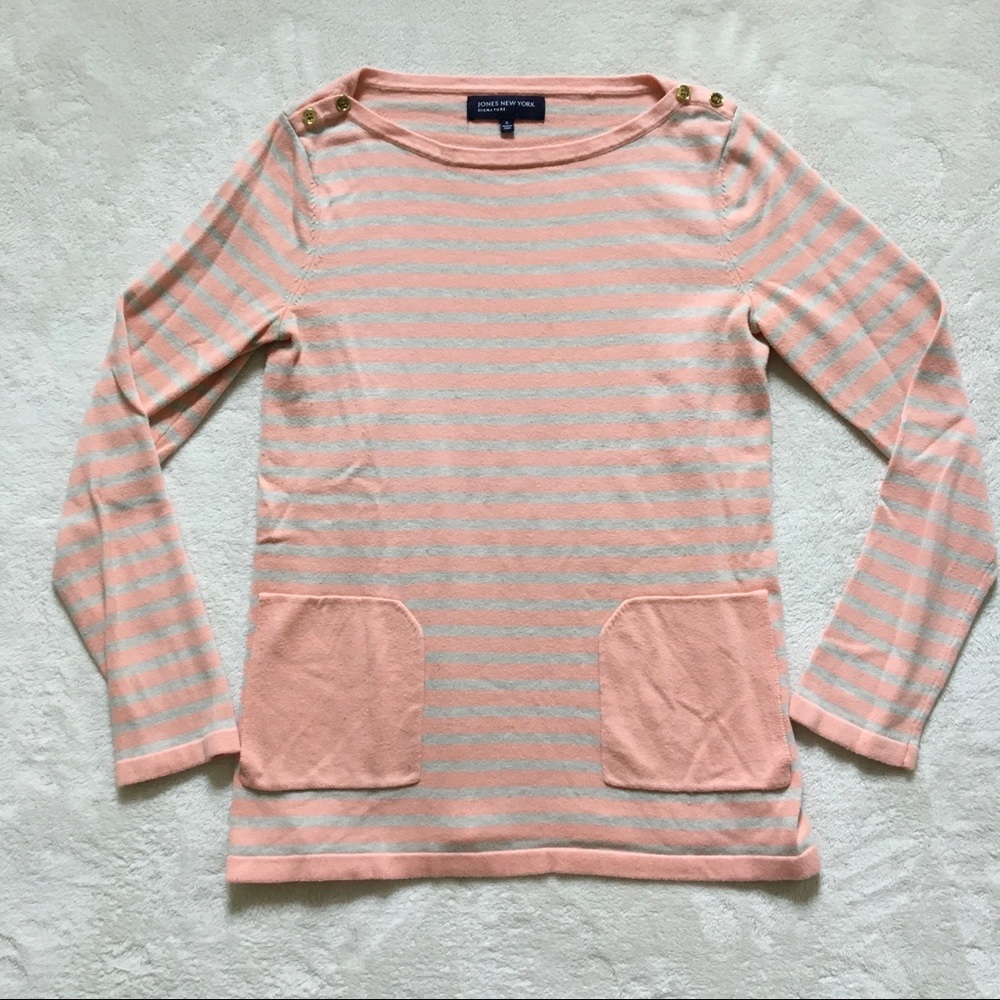 Jones NY Striped Sweater